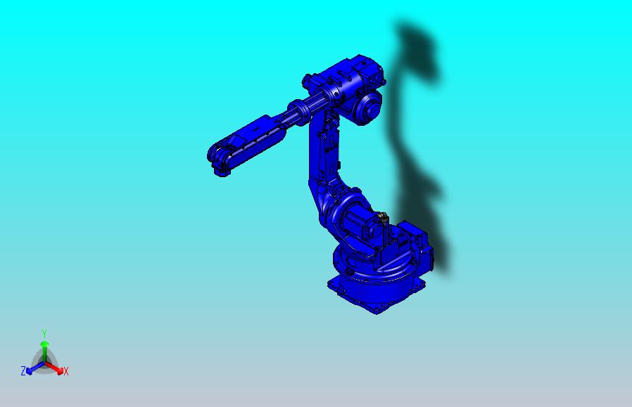 安川HP20D-6 安川工业机器人3D模型