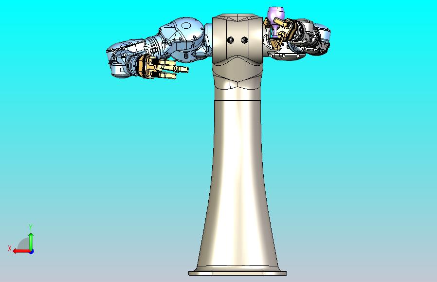 安川机器人3D模型