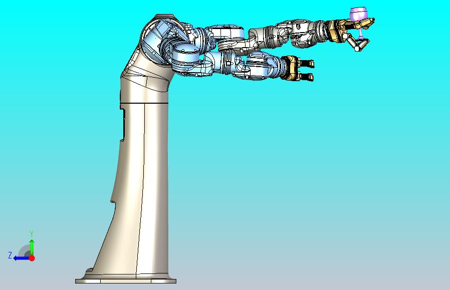 安川机器人3D模型
