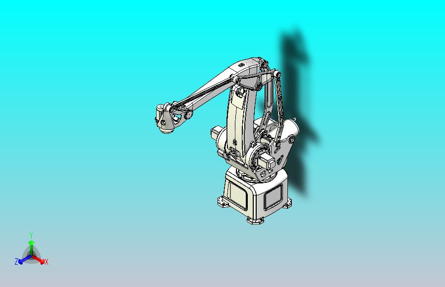 SRB300码垛机器人三维模型图纸