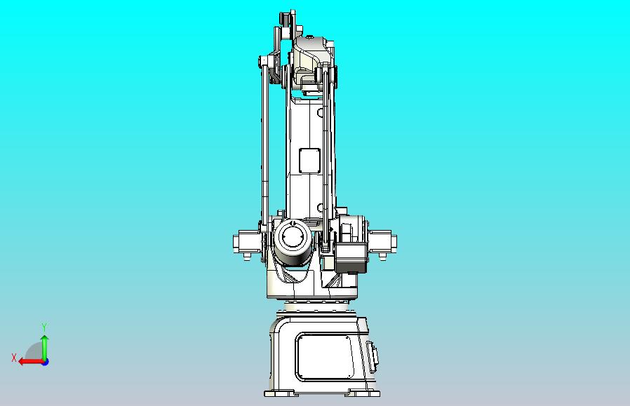 SRB300码垛机器人三维模型图纸