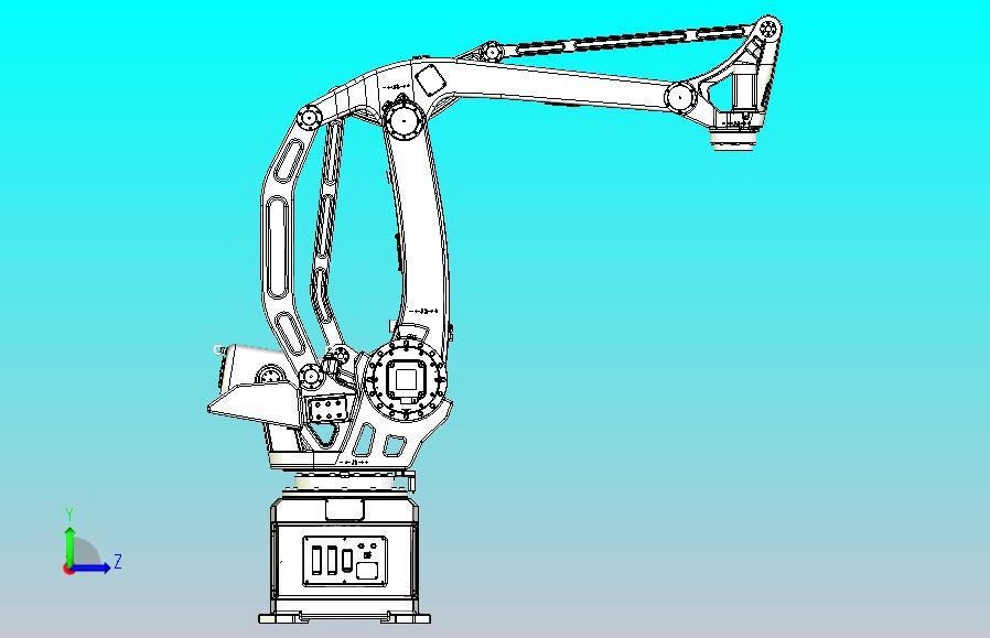 SRB300码垛机器人三维模型图纸