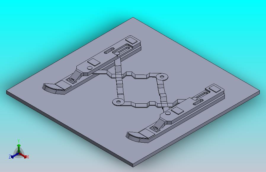 Laptop stand笔记本电脑支架3D图纸 Solidworks设计