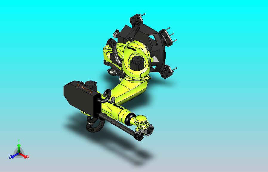 KUKA KR210-R2700机器人三维模型图纸