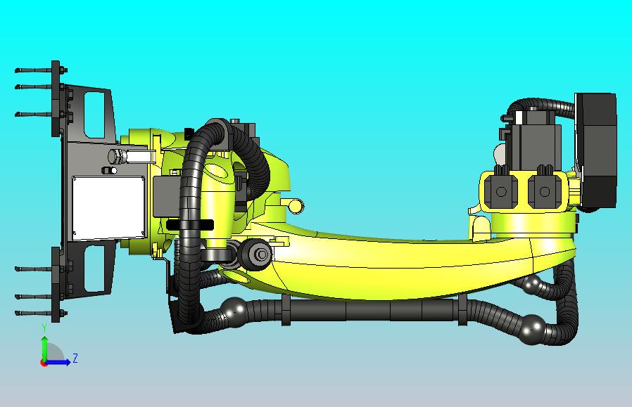 KUKA KR210-R2700机器人三维模型图纸