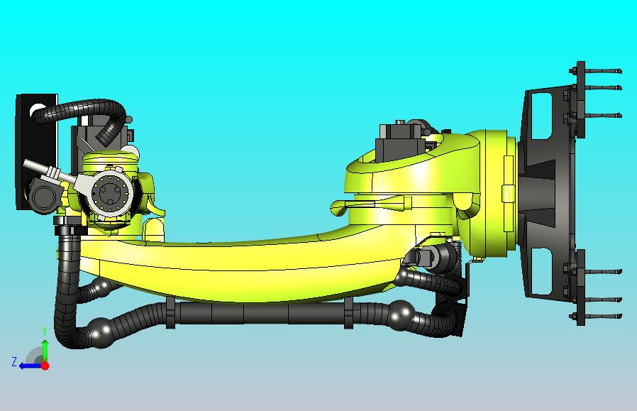 KUKA KR210-R2700机器人三维模型图纸