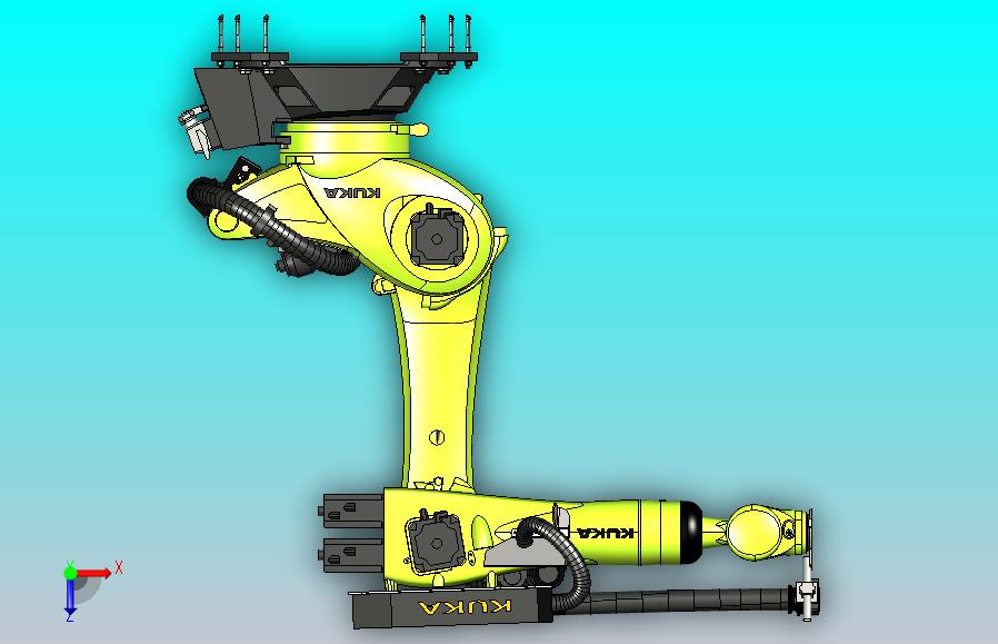 KUKA KR210-R2700机器人三维模型图纸