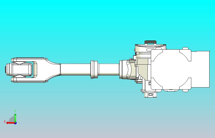HA010L多关节机器人三维模型图纸