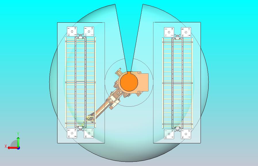 ABB激光焊接机器人工作站 3D模型