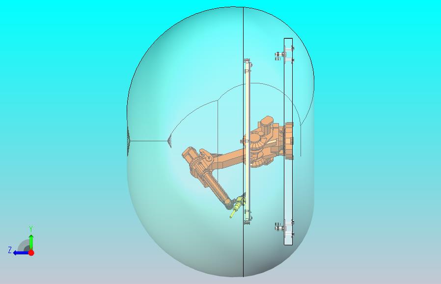 ABB激光焊接机器人工作站 3D模型
