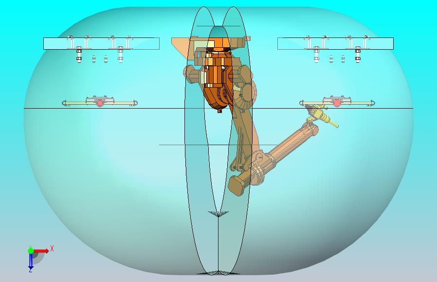ABB激光焊接机器人工作站 3D模型