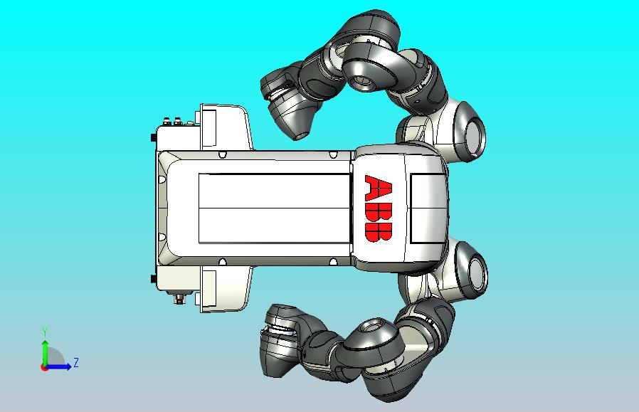 ABB机械手 -IRB-14000-yumi 3D模型