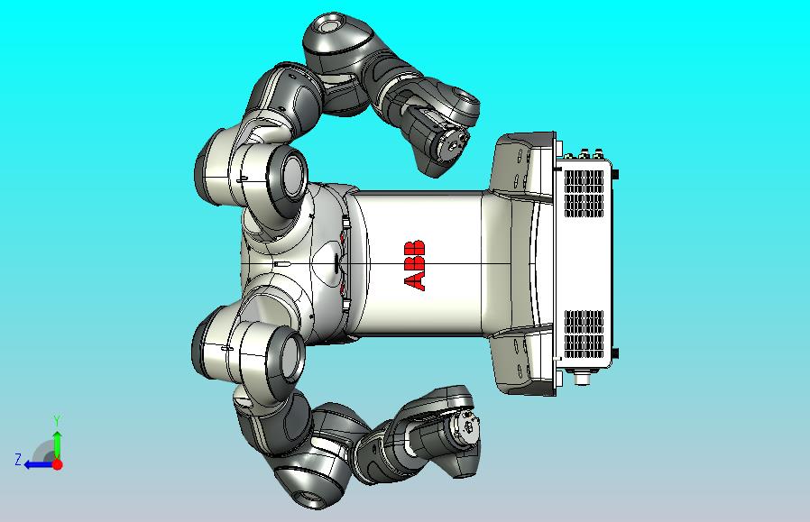 ABB机械手 -IRB-14000-yumi 3D模型