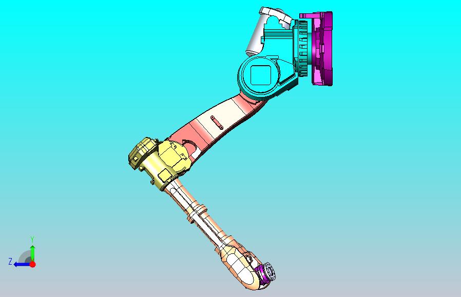 ABB机械臂 3D模型