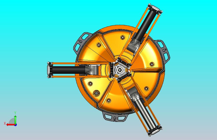 ABB机械手  IRB 360 FlexPicker 机器人3D模型