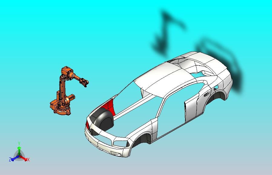 ABB机械手  IRB robot arm 3D模型
