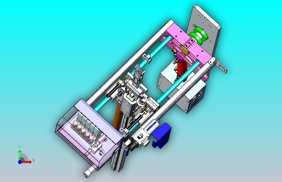 5轴伺服机械手3D模型