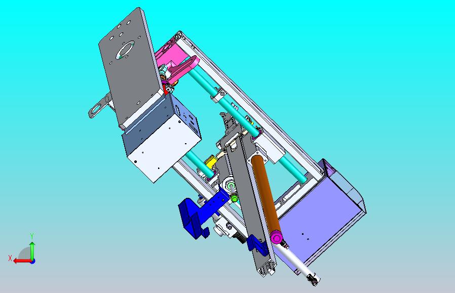 5轴伺服机械手3D模型