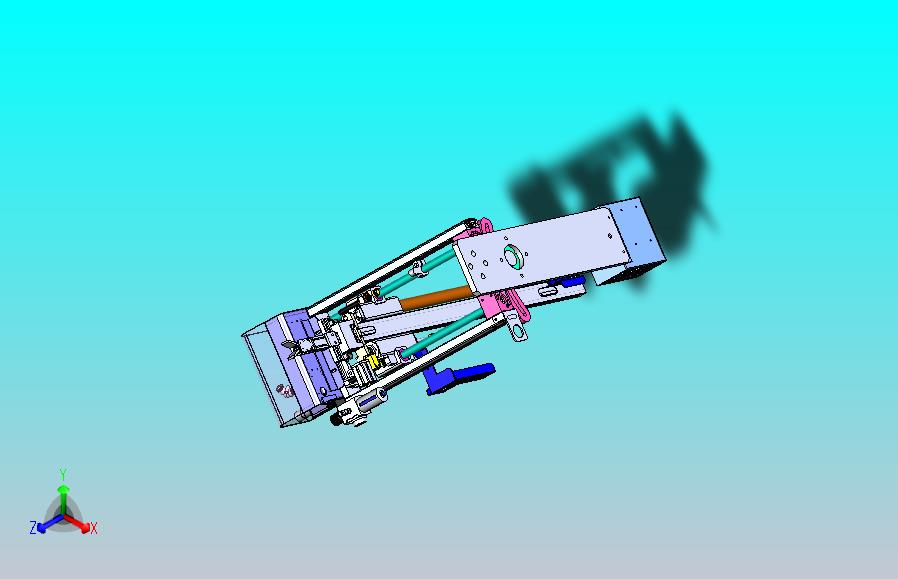 5轴伺服机械手3D模型