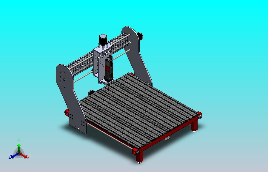 CNC milling 3 轴