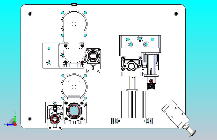 BLF8-01-1阀体加工单面工装