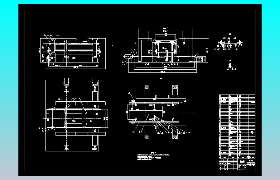 衣物折叠机CAD