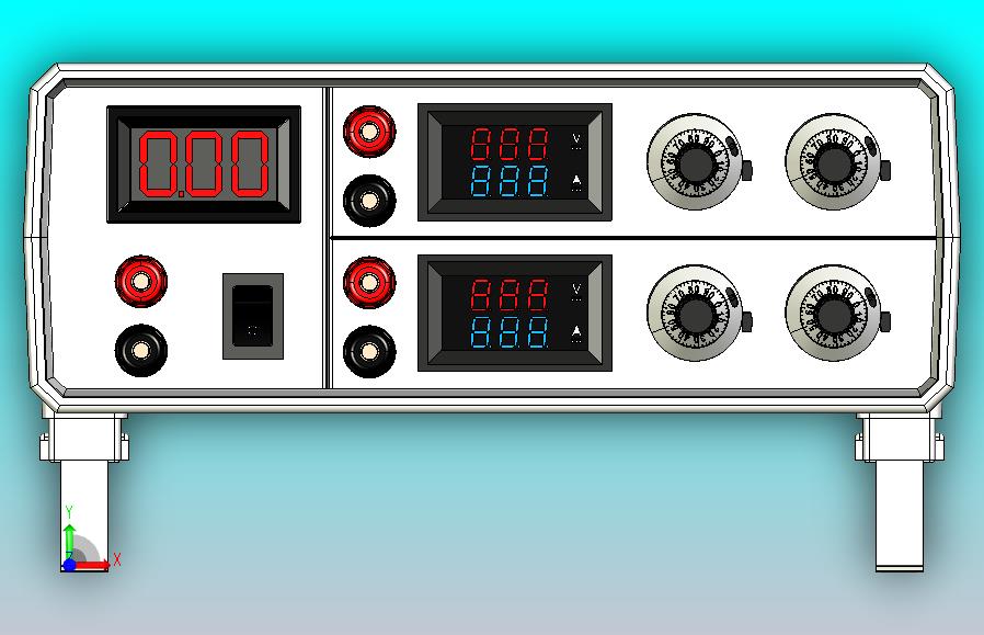 双电源 0 至 30V 和元件测试仪，内部布线齐全