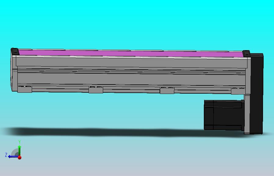DMS220-DCR丝杆模组直线滑台（电机下折）[DMS220-L05S300-DT750-C2U-DCR-P5]