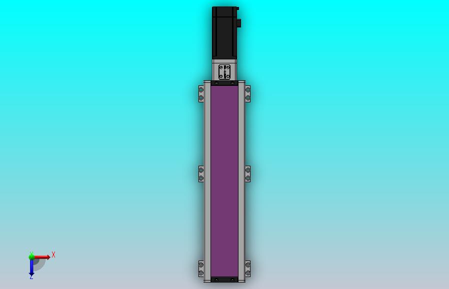 DMS100-TCR丝杆模组直线滑台（电机直连带电机座）[DMS100-L05S300-DT400-C2U-TCR-P5]