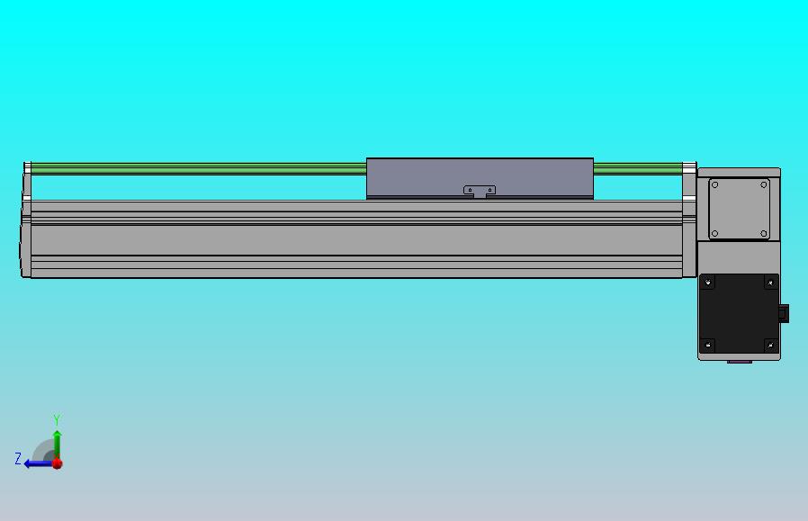 DMB220-LDCM同步带模组直线滑台（电机左下折）[DMS220-L45S300-DT750-C2U-LDCM]