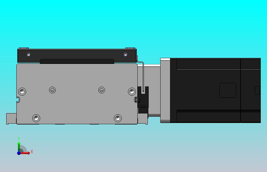 DMB150-RTCR同步带模组直线模组（电机右折）[DMB150-L90S300-DT750-C2D-RTCR]