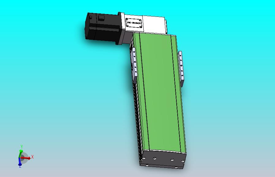 DMB150-LTCM同步带模组直线滑台（电机左折）[DMS150-L90S300-DT750-C2U-LTCM]