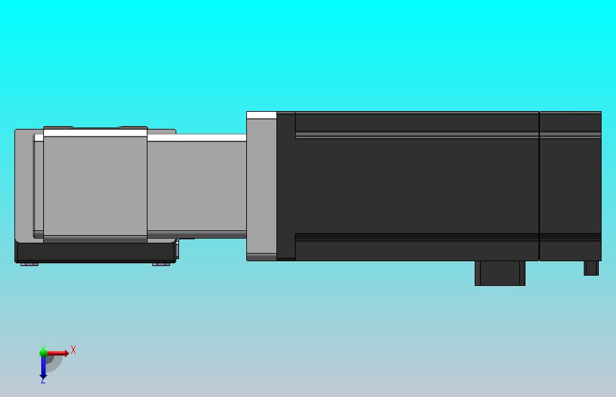 DMB65-RTCR同步带模组直线模组（电机右折带电机座）[DMB65-L66S300-DT100-C2U-RTCR]