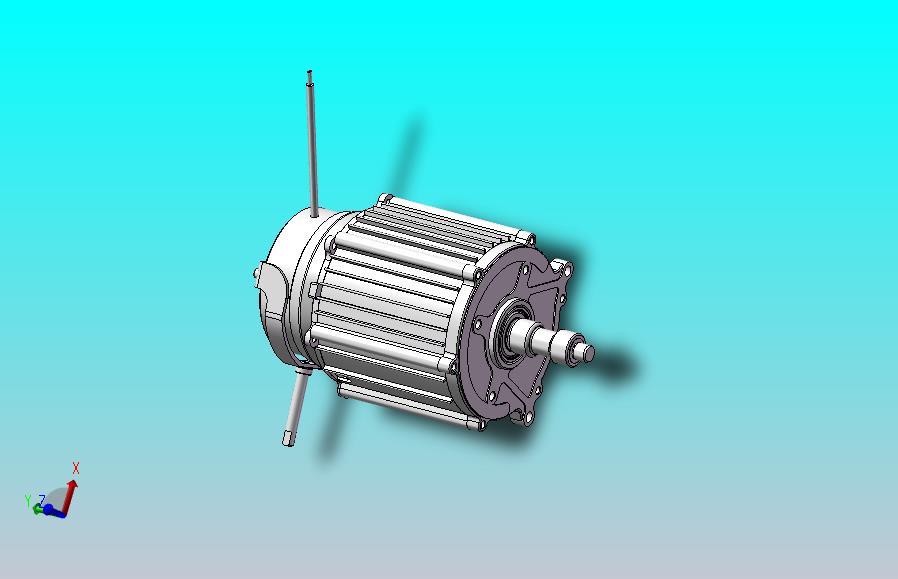 48V1200W直流电机带电磁刹车