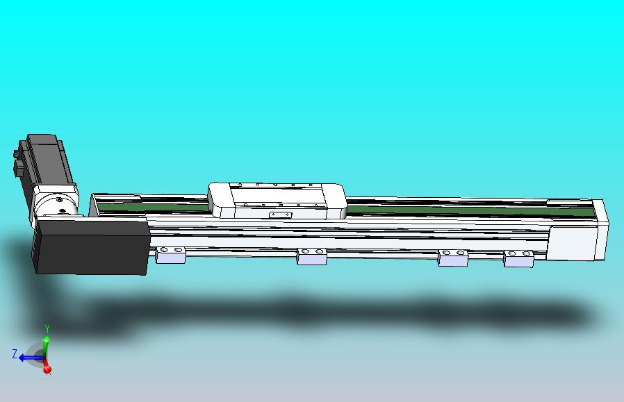 DMEB65-LBCR欧规同步带模组直线模组（电机左后折）[DMEB65-L15S350-DT400-C2U-LBCR]