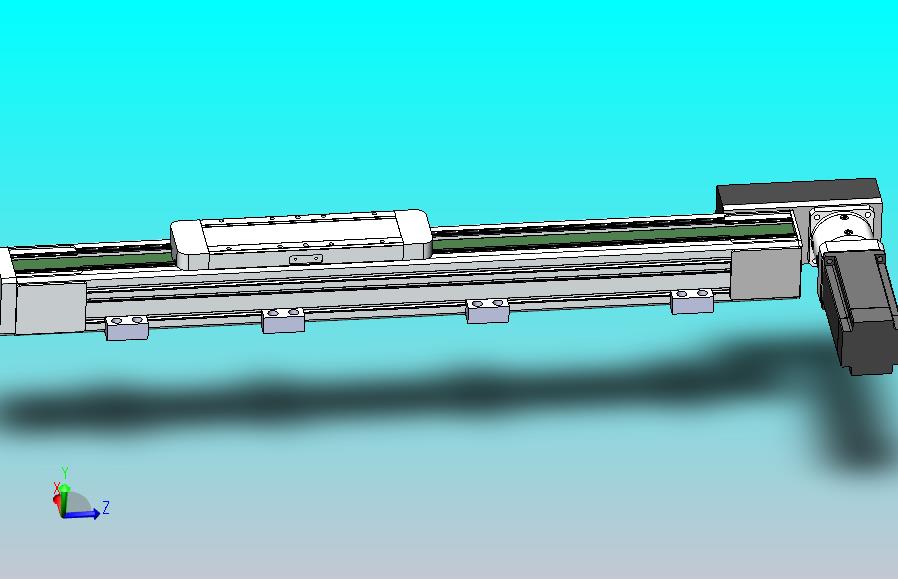 DMEB65L-LBCR欧规同步带模组直线模组（电机左后折）[DMEB65L-L15S350-DT400-C2U-LBCR]