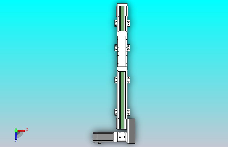 DMEB65L-LBCR欧规同步带模组直线模组（电机左后折）[DMEB65L-L15S350-DT400-C2U-LBCR]