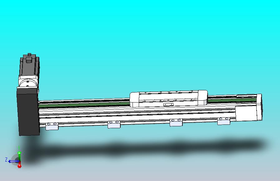 DMEB65L-LUCR欧规同步带模组直线模组（电机左上折）[DMEB65L-L15S350-DT400-C2U-LUCR]