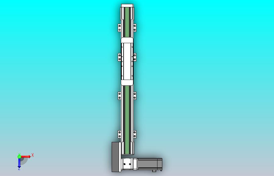 DMEB65L-RBCR欧规同步带模组直线模组（电机右后折）[DMEB65L-L15S350-DT400-C2U-RBCR]