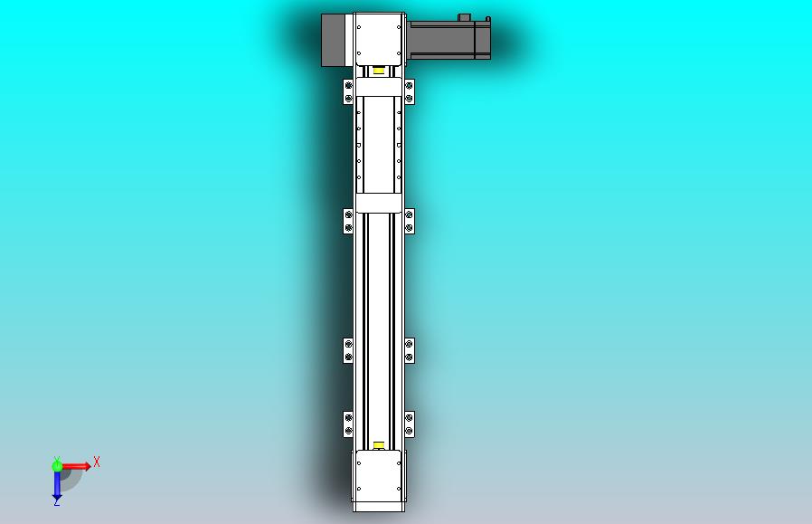 DMEB80-LDCR欧规同步带模组直线模组（电机左下折）[DMEB80-L20S350-DT400-C2U-LDCR]