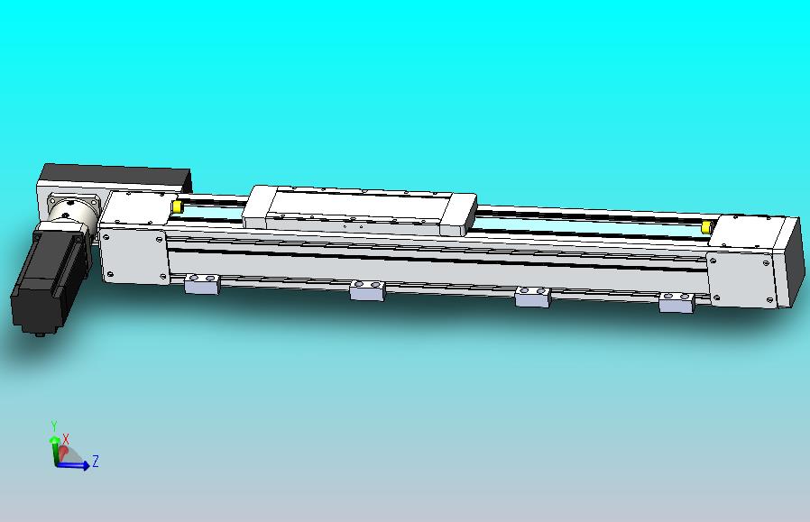 DMEB80L-RBCR欧规同步带模组直线模组（电机右后折）[DMEB80L-L20S350-DT400-C2U-RBCR]