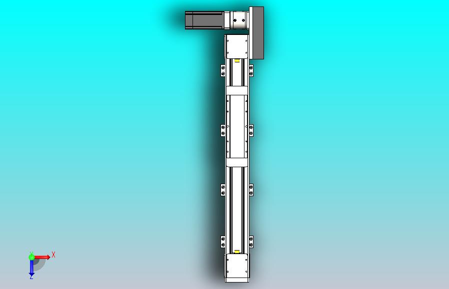 DMEB80L-RBCR欧规同步带模组直线模组（电机右后折）[DMEB80L-L20S350-DT400-C2U-RBCR]