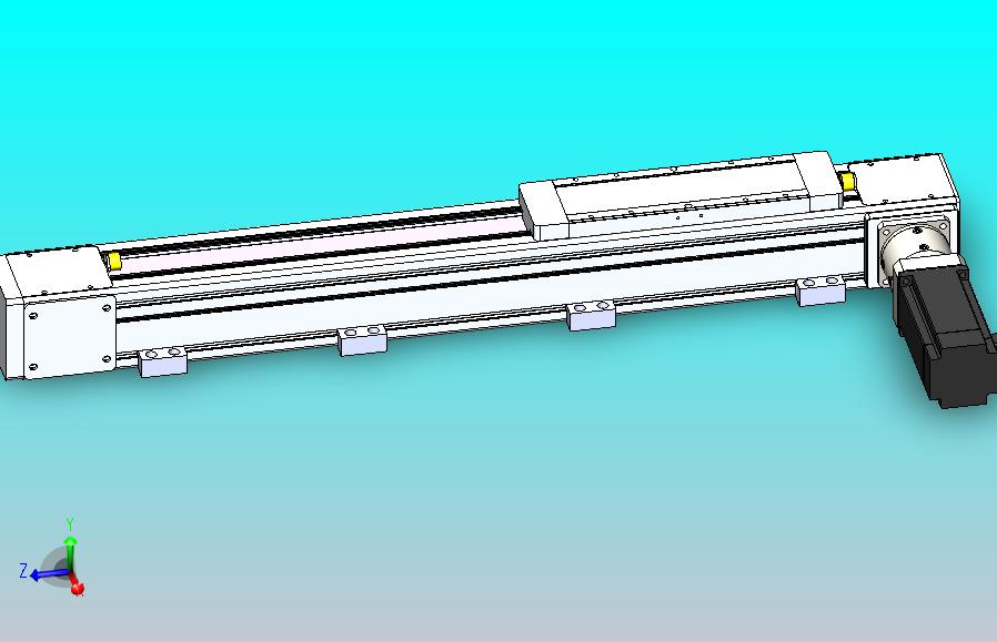 DMEB80L-RTCR欧规同步带模组直线模组（电机右折）[DMEB80L-L20S350-DT400-C2U-RTCR]