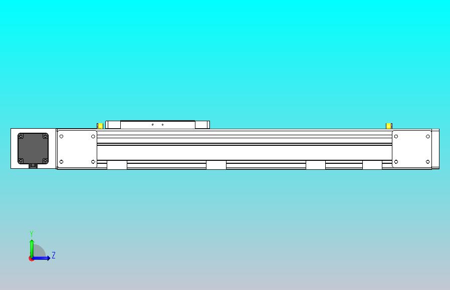 DMEB80-RBCR欧规同步带模组直线模组（电机右后折）[DMEB80-L20S350-DT400-C2U-RBCR]