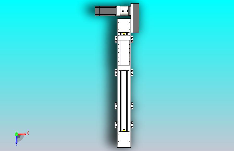 DMEB80-RBCR欧规同步带模组直线模组（电机右后折）[DMEB80-L20S350-DT400-C2U-RBCR]