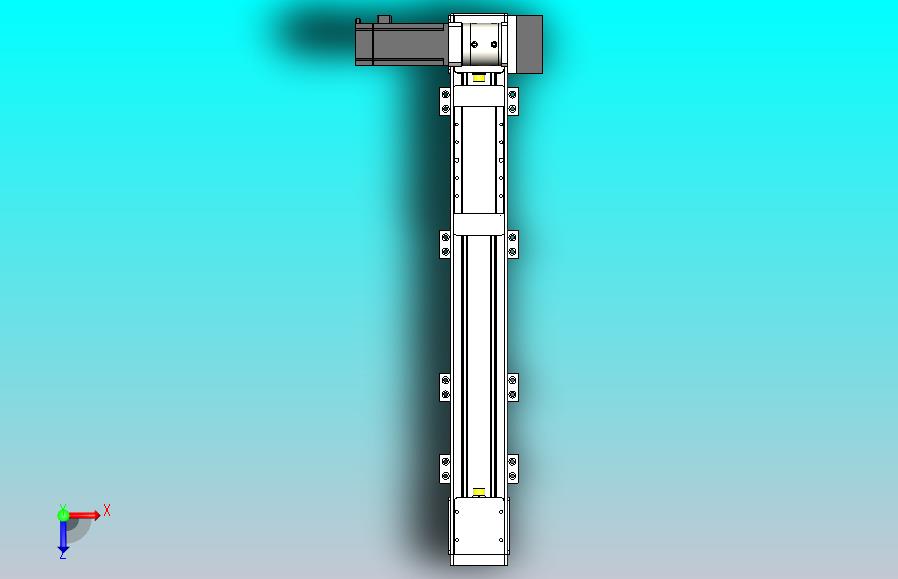 DMEB80-RUCR欧规同步带模组直线模组（电机右上折）[DMEB80-L20S350-DT400-C2U-RUCR]