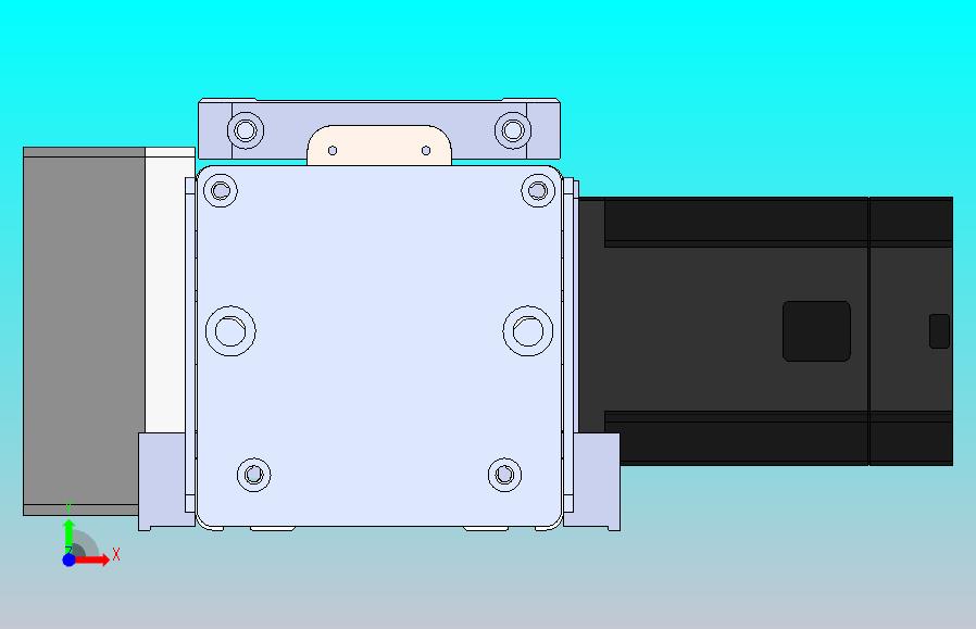 DMEB110 - LBCR欧规同步带模组直线模组（电机左后折）[DMEB110-L13S350-DT750-C2U-LBCR]