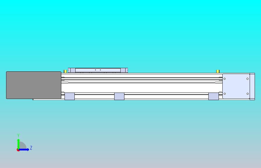 DMEB110 - LBCR欧规同步带模组直线模组（电机左后折）[DMEB110-L13S350-DT750-C2U-LBCR]