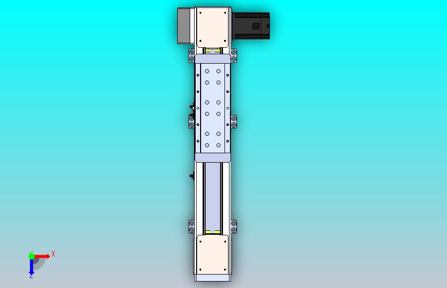DMEB110L-LDCR欧规同步带模组直线模组（电机左下折）[DMEB110L-L13S350-DT750-C2U-LDCR]