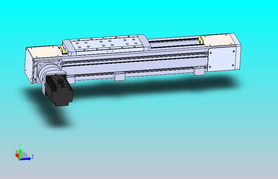 DMEB110L-LTCR欧规同步带模组直线模组（电机左折）[DMEB110L-L13S350-DT750-C2U-LTCR]